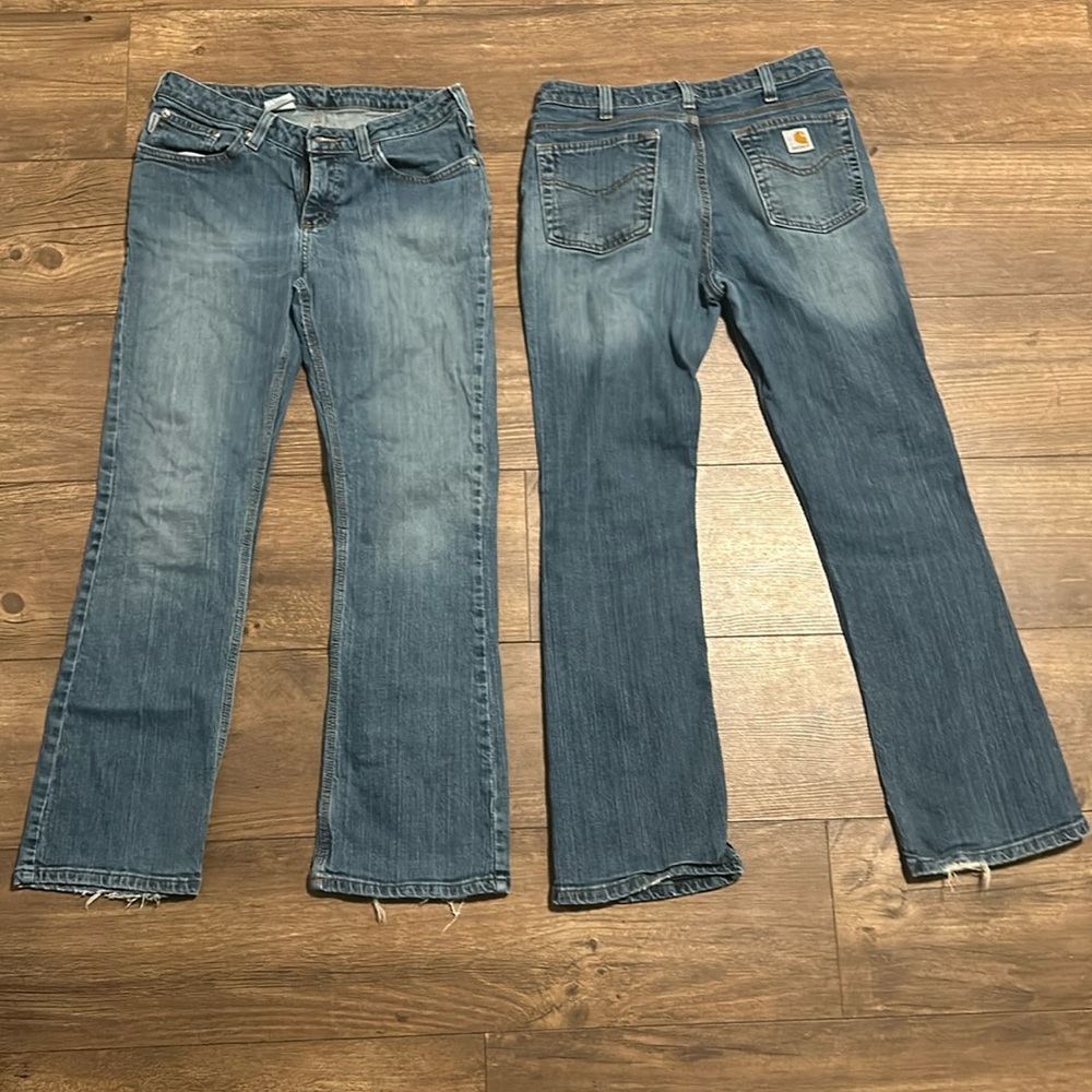 VTG Carhartt jeans (2), size 8x30